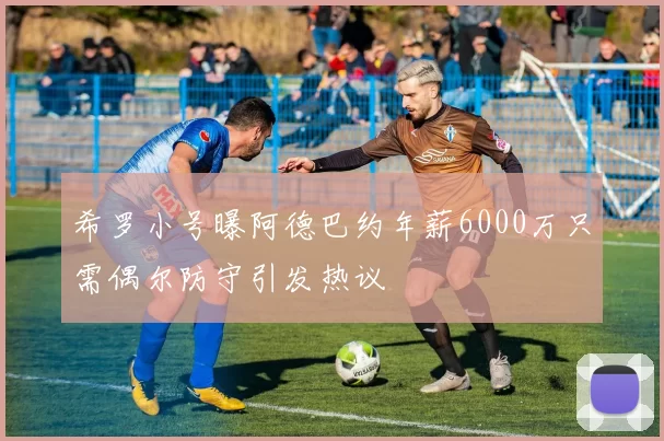 希罗小号曝阿德巴约年薪6000万只需偶尔防守引发热议